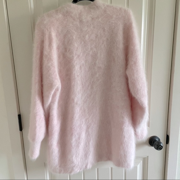 Vintage Angora Hair Knit Oversized Eyelash Jacket - Picture 15 of 16